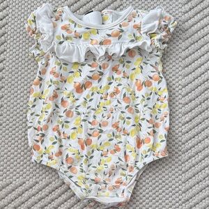 Ruth and Ralph Citrus Print Kids One Piece